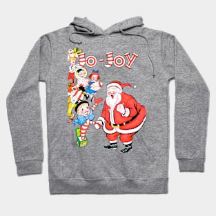 Jo Joy Santa Claus Toys Merry Christmas Retro Vintage Cartoons Comic Book Hoodie